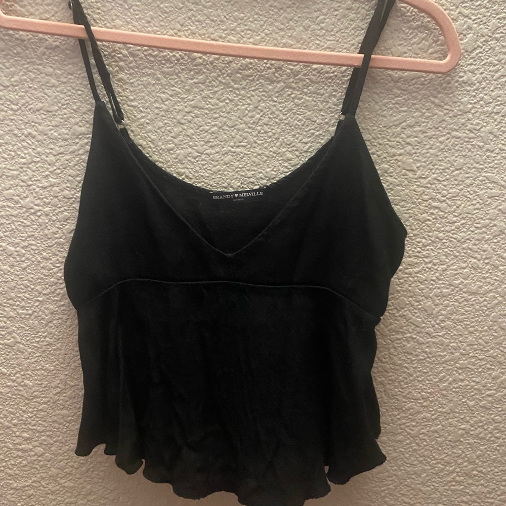 Black brandy Melville crop top